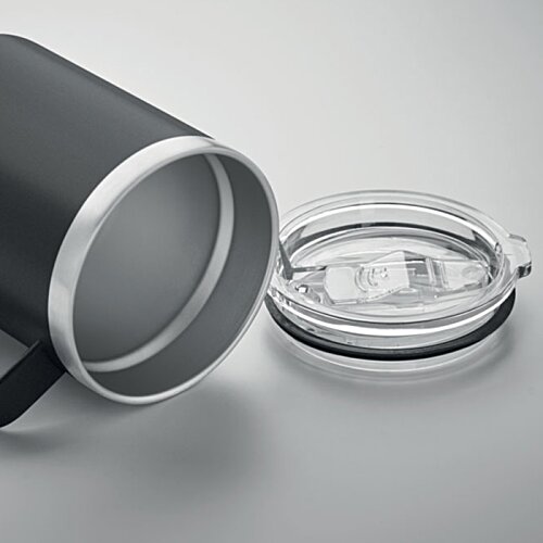 Additional Image 4 - a black mug with a lid
