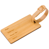 View Image 2 of 4 of Bamboo Luggage Tag