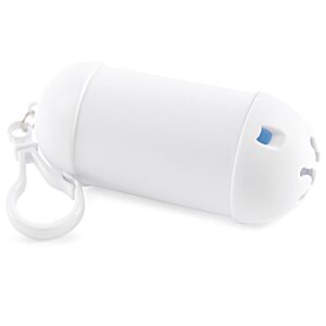 Additional Image 3 - a white object with a blue and black design