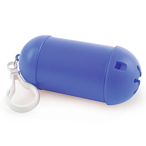 Additional Image 2 - a blue oval object with a white cord