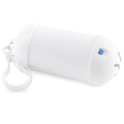 Additional Image 3 - a white object with a blue and black design