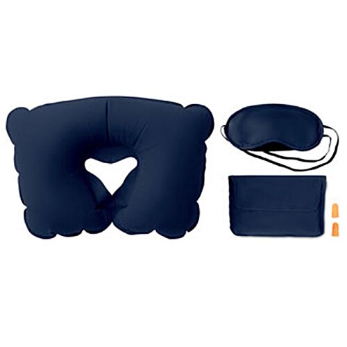 Additional Image 5 - a blue pillow with a heart shaped pillow