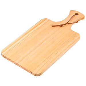 Additional Image 2 - a wooden cutting board with a handle