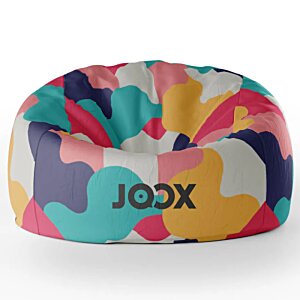 Additional Image 1 - a colorful bean bag chair