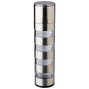 Additional Image 2 - a silver cylinder with white stripes
