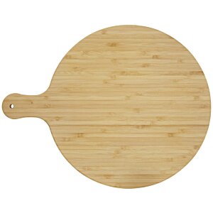 Additional Image 1 - a round wooden board with handle