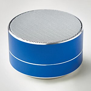 Additional Image 1 - a blue and silver round object