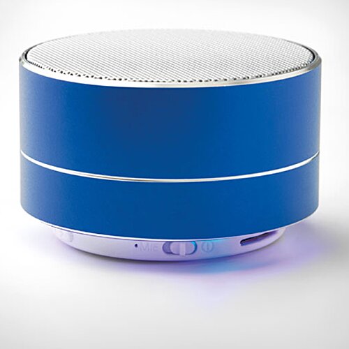 Additional Image 3 - a blue and white round object