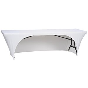 Additional Image 1 - a white table top with a white cover