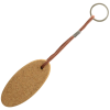 View Image 3 of 3 of Oval Cork Keyring - Printed