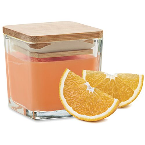 Additional Image 9 - a candle with oranges on top