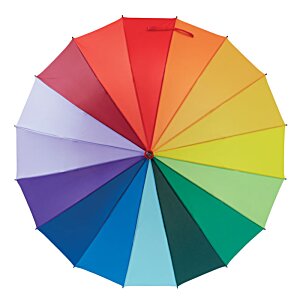 Additional Image 4 - a rainbow colored umbrella