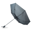 a black umbrella on a white background