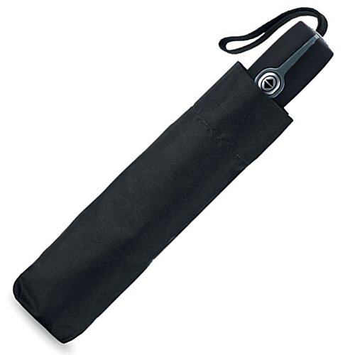 Additional Image 7 - a black umbrella with a black handle