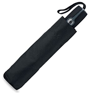Additional Image 8 - a black umbrella with a black handle
