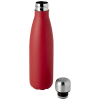 a red bottle with a silver cap