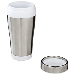 Additional Image 2 - a silver and white cup