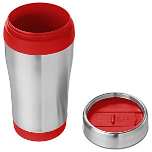 Additional Image 3 - a silver and red cup