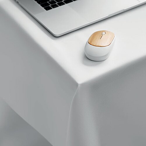 Additional Image 3 - a white tablecloth with a white object on it