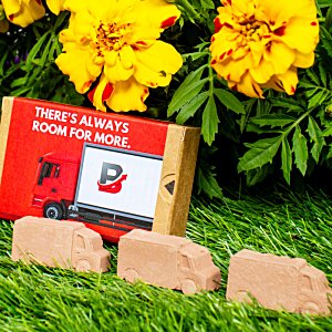 Additional Image 8 - a red box with a red camera on the side and yellow flowers