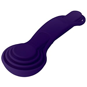 Additional Image 1 - a purple plastic spoon on a white background