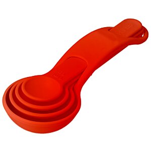Additional Image 7 - a red plastic spoon with a handle
