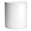 a white cylinder on a white background