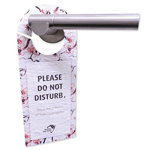 Additional Image 1 - a white sign on a metal handle