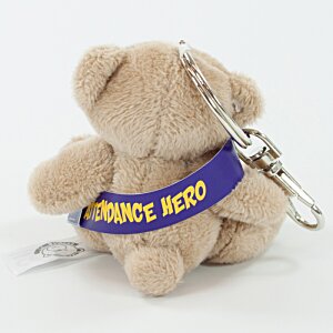 Additional Image 1 - a small stuffed animal with a blue and yellow band