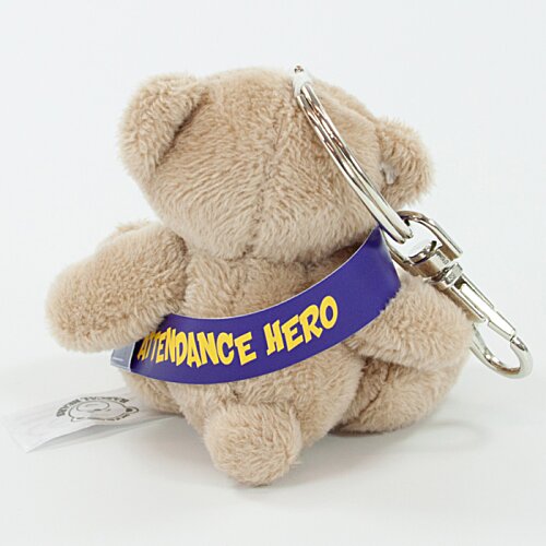 Additional Image 1 - a small stuffed animal with a blue and yellow band