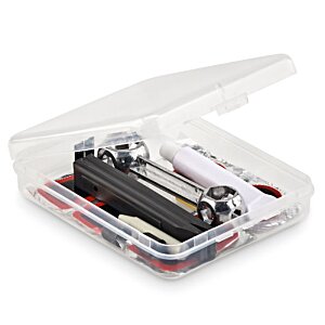 Additional Image 2 - a plastic container with a black object in it