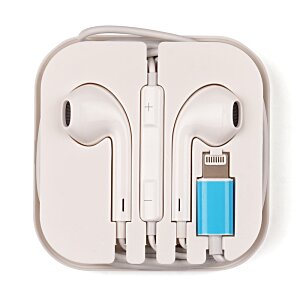 Additional Image 1 - a white earbuds in a white case