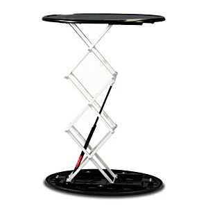 Additional Image 1 - a black and silver table