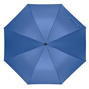 Additional Image 1 - a blue umbrella with a black center