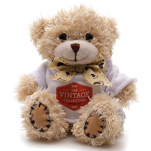 Additional Image 4 - a stuffed bear wearing a white shirt
