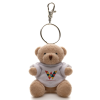 a key chain with a teddy bear