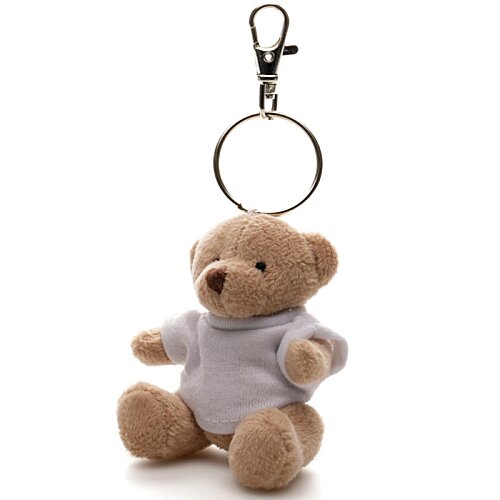 Additional Image 4 - a keychain with a teddy bear