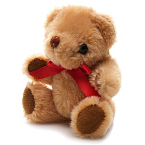 Additional Image 2 - a teddy bear with a red ribbon