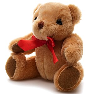 Additional Image 2 - a stuffed animal with a red bow