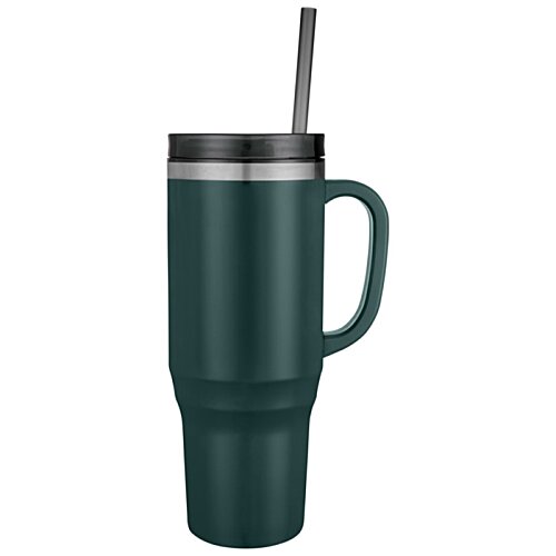Additional Image 1 - a green mug with a straw
