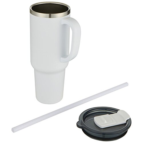 Additional Image 3 - a white mug with a straw and a lid