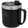 Additional Image 4 - a black and silver coffee mug