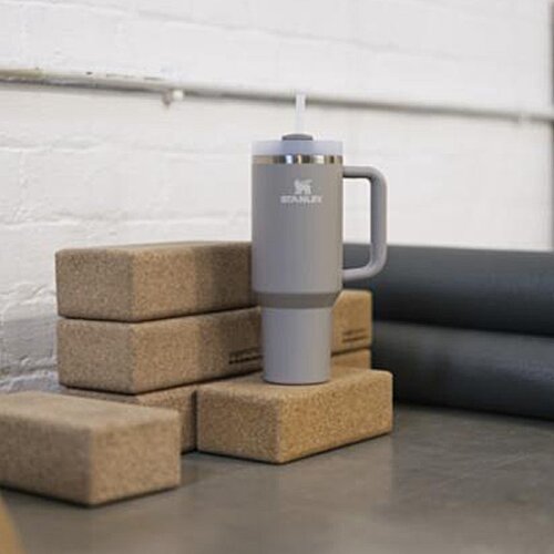 Additional Image 6 - a grey mug on a stack of cardboard boxes