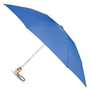 Additional Image 1 - a blue umbrella with a handle