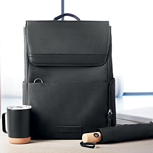 Additional Image 5 - a black backpack and a mug