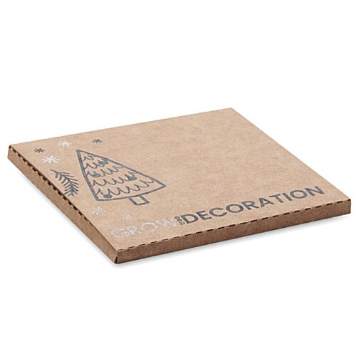 Additional Image 4 - a brown square object with a black logo