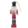 a toy nutcracker on a white background