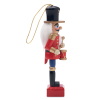 a toy nutcracker on a white background