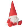 a small red and white gnome