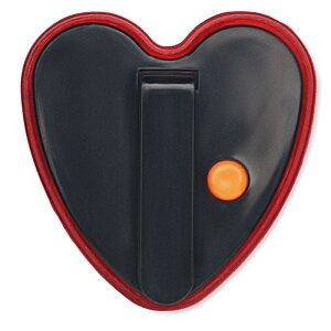 Additional Image 1 - a black heart with a red border